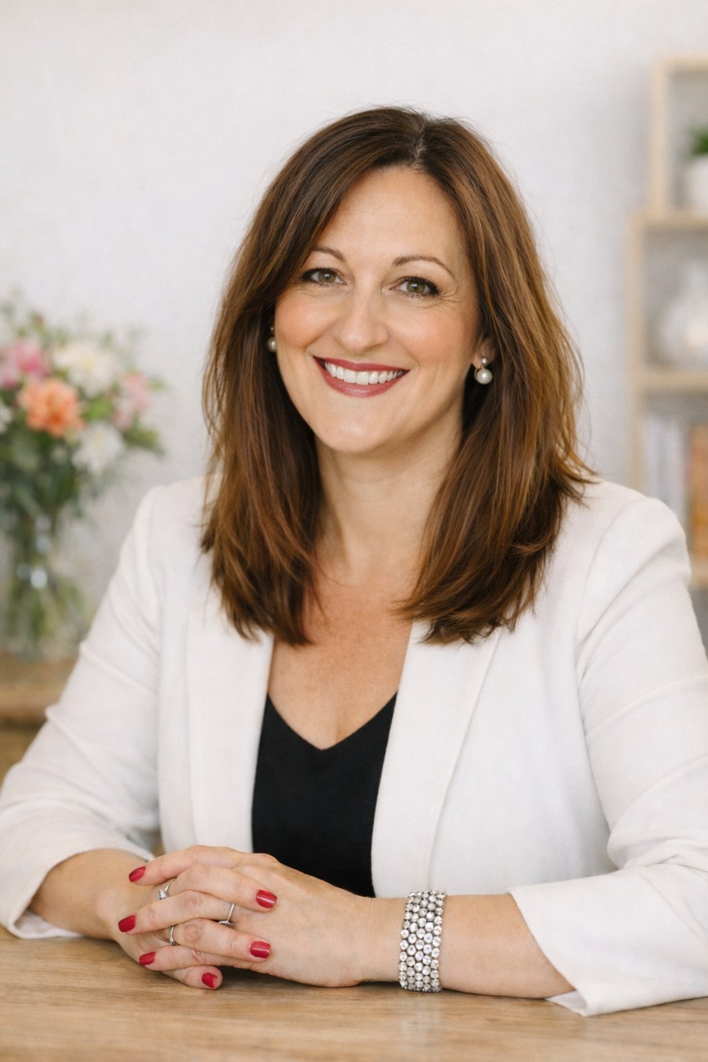 Michelle Hammond at her Wallingford practice